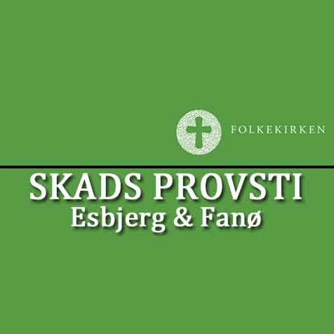Skads provstis logo. Indeholder link til Skads provstis hjemmeside.